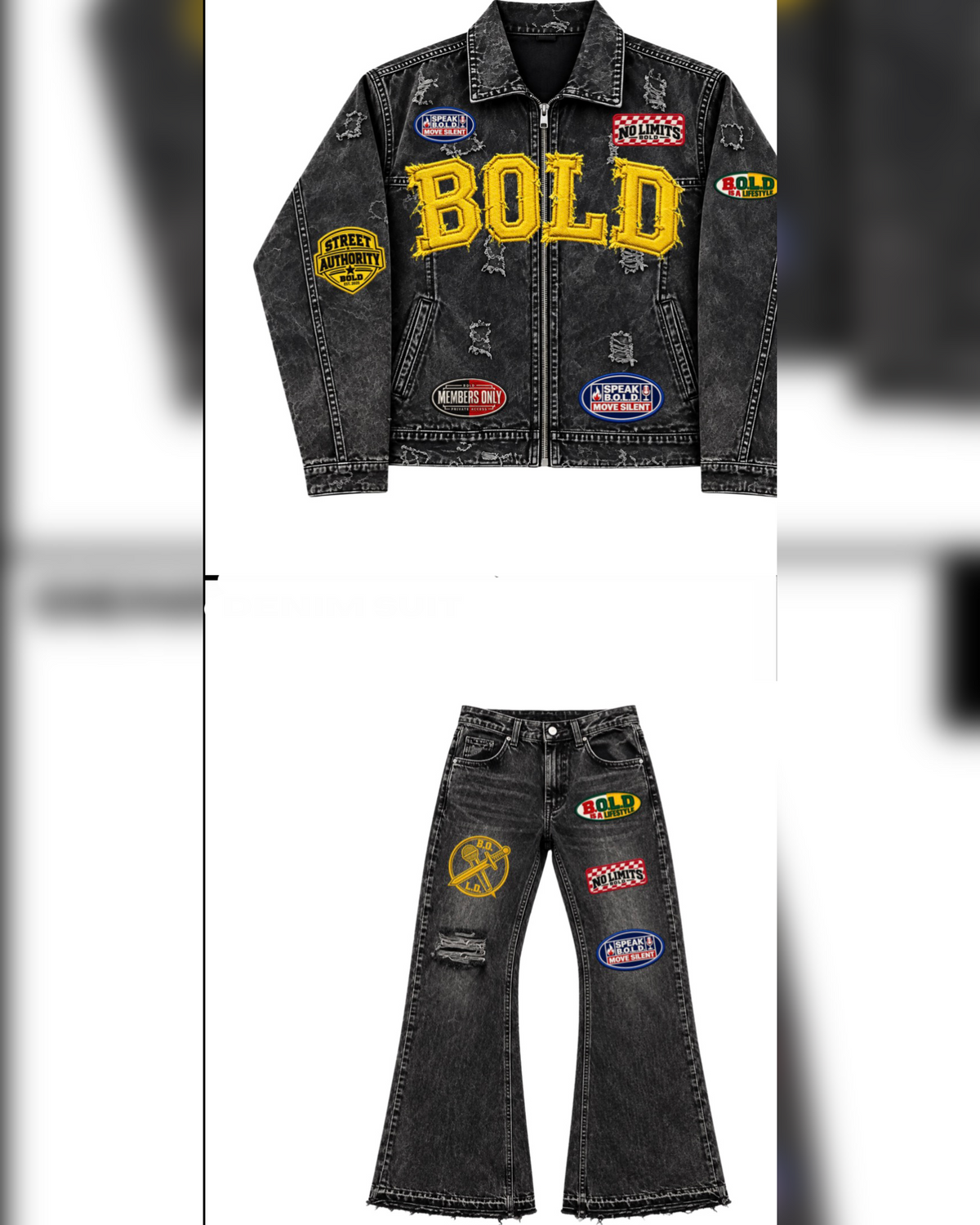 Bold Denim Set