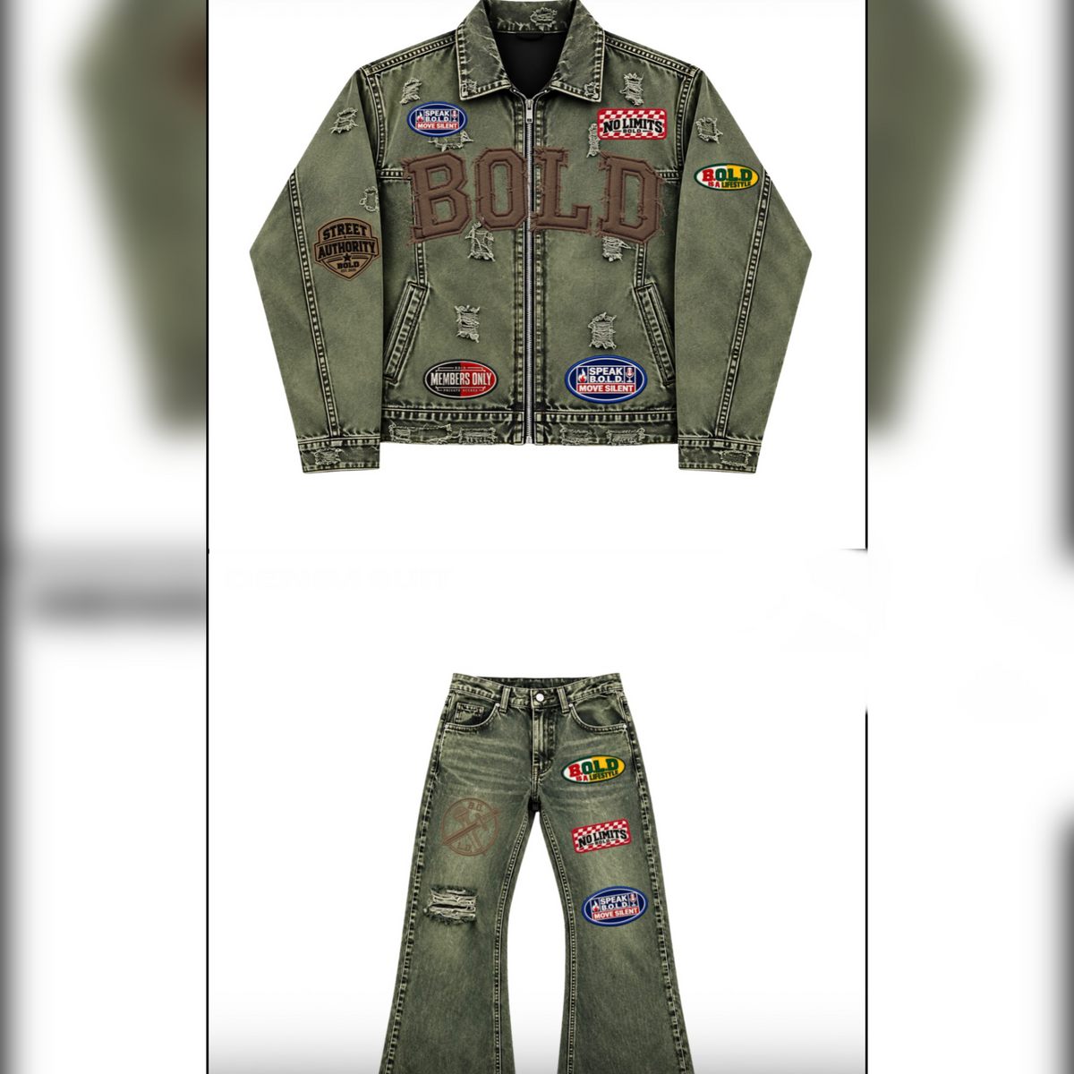 Bold Denim Set
